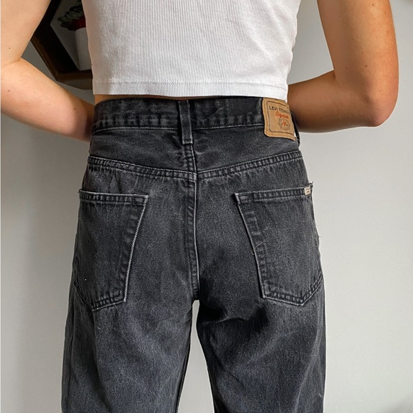 Levi’s Strauss vintage black relaxed jeans. Size 34/30 - Picture 9 of 9